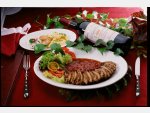 French Breast of Duck with Cranberry Sauce