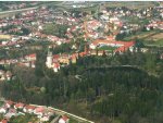 Průhonice - letecký snímek