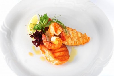 „Fish Mixed Grill“ - Salmon and Pikeperchfillets, Tiger Prawns